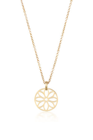 Girocollo fiore oro Misura S
