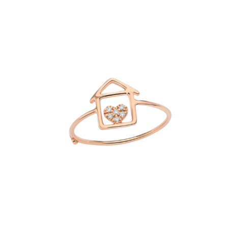 Anello con casa