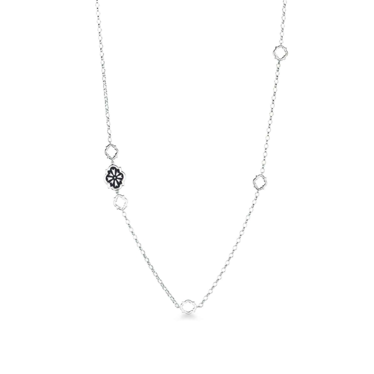 Collana scudo sole con sagome piccole